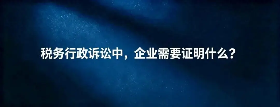 德略律師：稅務(wù)行政訴訟中，企業(yè)需要證明什么？